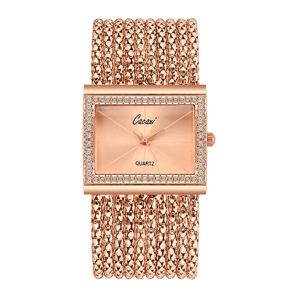 Relógio Feminino Rosé + Brinde Especial em Zircônia